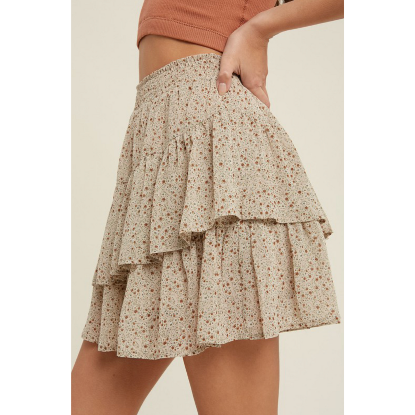 Catalina Ruffle Skirt